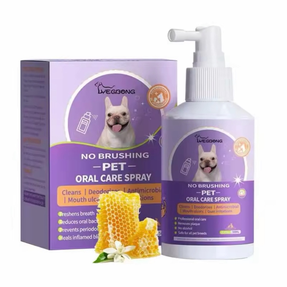 Pet Dental Spray for Clean Teeth Fresh Breath 50ml OralCleanse Formula